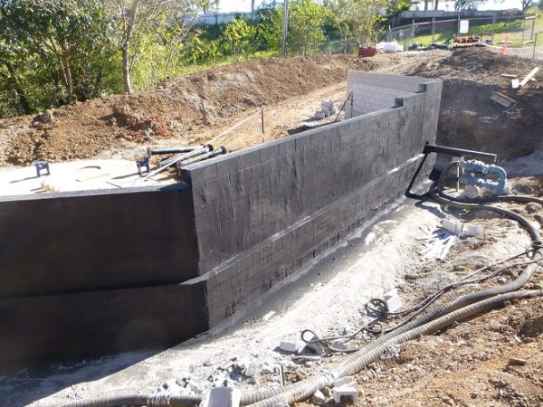 waterproofing retaining walls